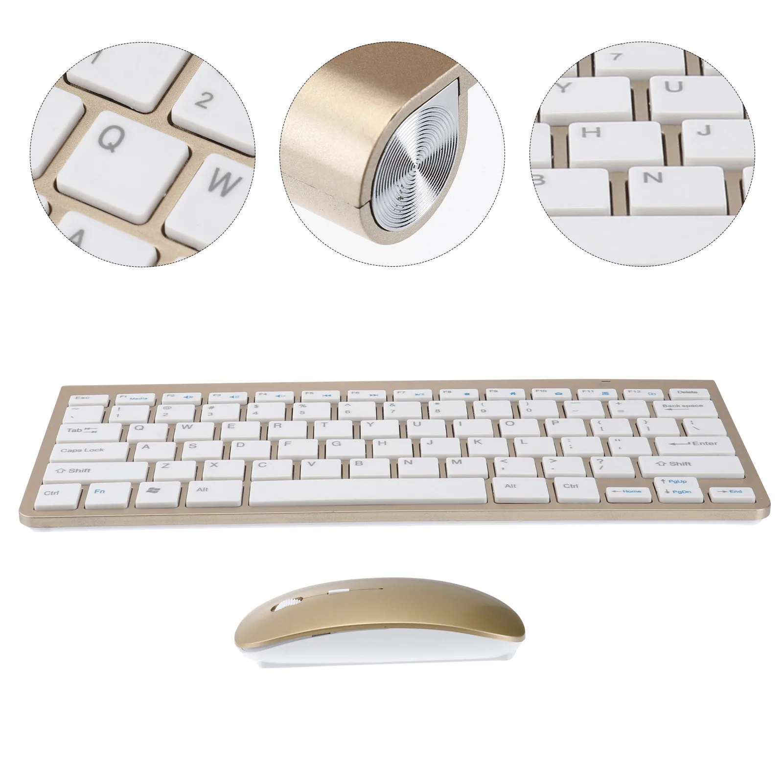 2.4g Mini Wireless Keyboard and Mouse Ultra-Thin Lightweight Portable Creative Design for Home Office Computer Tablet
2.4g Mini Wireless Keyboard and Mouse Ultra-Thin Lightweight Portable Creative Design for Home Office Computer Tablet