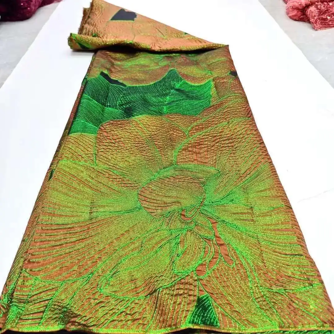 African Nigerian High-Quality Tulle Lace Fabric Organza Embroidery Guipure for Party Gown Jacquard Wedding Dress 5Yard
African Nigerian High-Quality Tulle Lace Fabric Organza Embroidery Guipure for Party Gown Jacquard Wedding Dress 5Yard