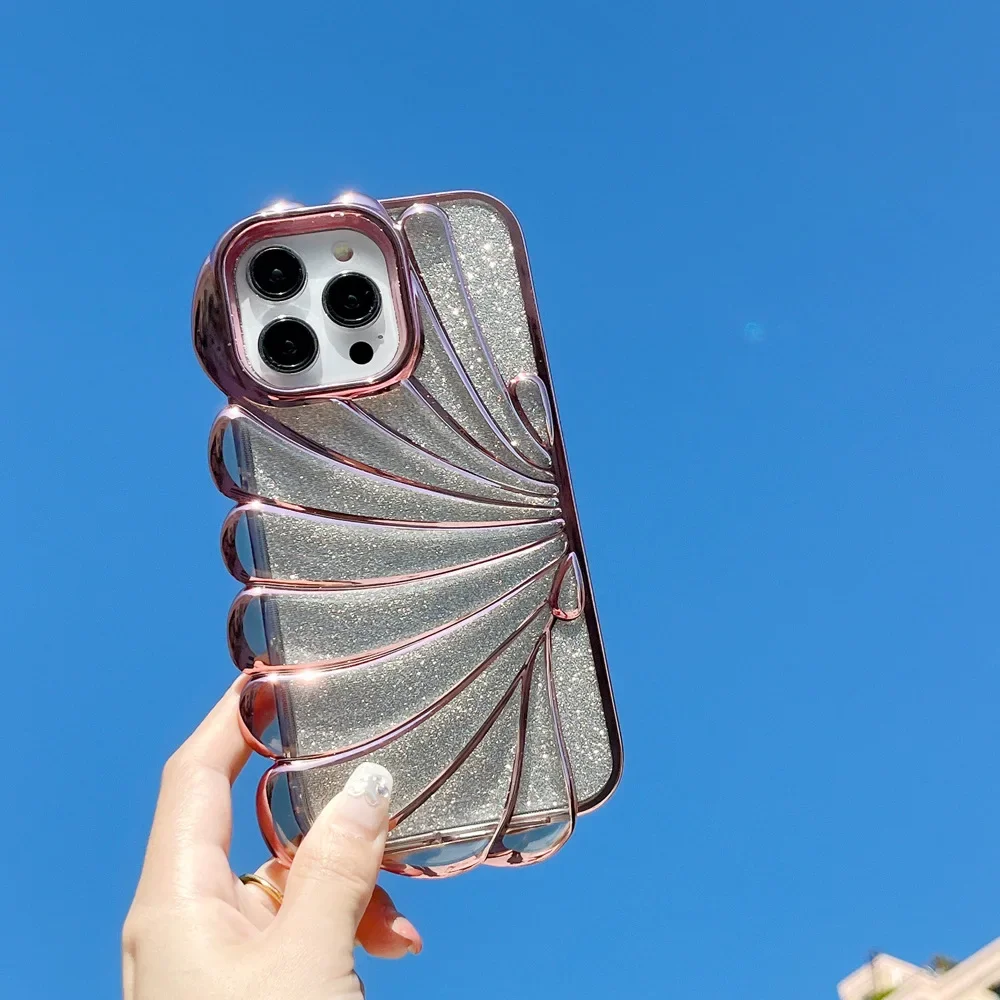 Advanced Plating Shell Suitable for iPhone 15promax Phone Case 14plus Advanced 3D Scallops+Pink Paper 12 13pro Protection Cover
Advanced Plating Shell Suitable for iPhone 15promax Phone Case 14plus Advanced 3D Scallops+Pink Paper 12 13pro Protection Cover