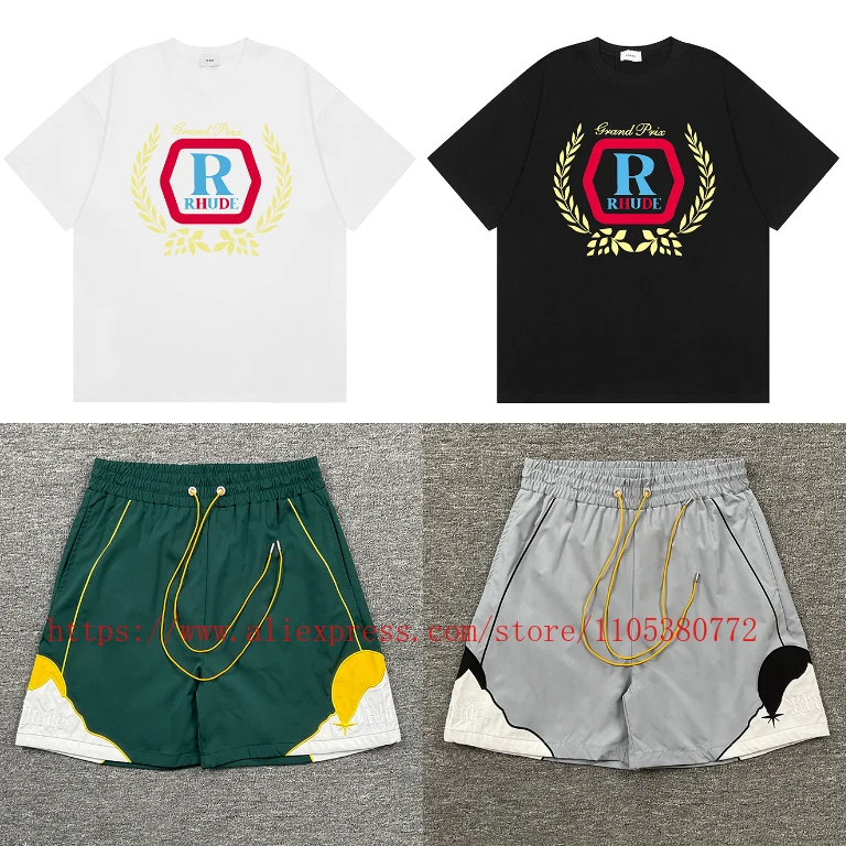 Hot New RHUDE Streetwear Shorts Men Elastic Waist Drawstring Color Block Casual Summer Sports Shorts High Quality Fast Delivery
Hot New RHUDE Streetwear Shorts Men Elastic Waist Drawstring Color Block Casual Summer Sports Shorts High Quality Fast Delivery