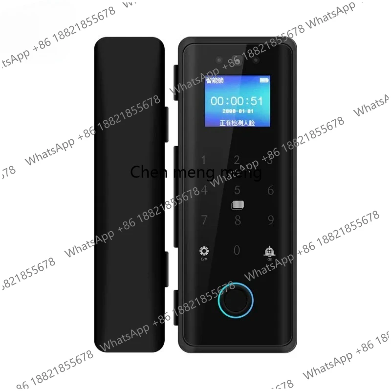 Remote Control Unlock Glass Fingerprint Lock WiFi Smart Glass Door Biometric Electronic Door Lock
Remote Control Unlock Glass Fingerprint Lock WiFi Smart Glass Door Biometric Electronic Door Lock