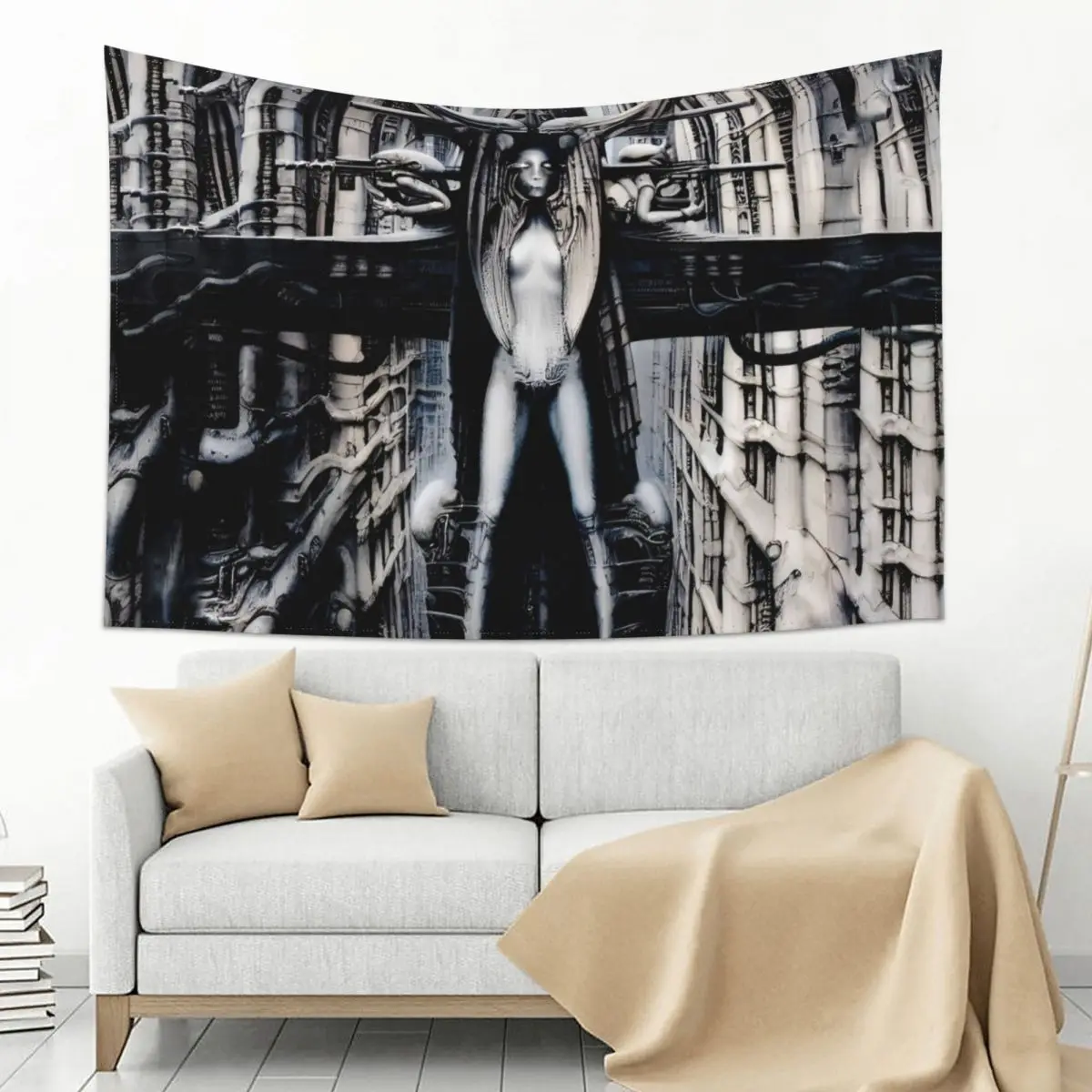 HR Giger Steampunk Xenomorph Tapestry Room Ornaments Bedrooms Decor Tapete For The Wall Tapestry
HR Giger Steampunk Xenomorph Tapestry Room Ornaments Bedrooms Decor Tapete For The Wall Tapestry