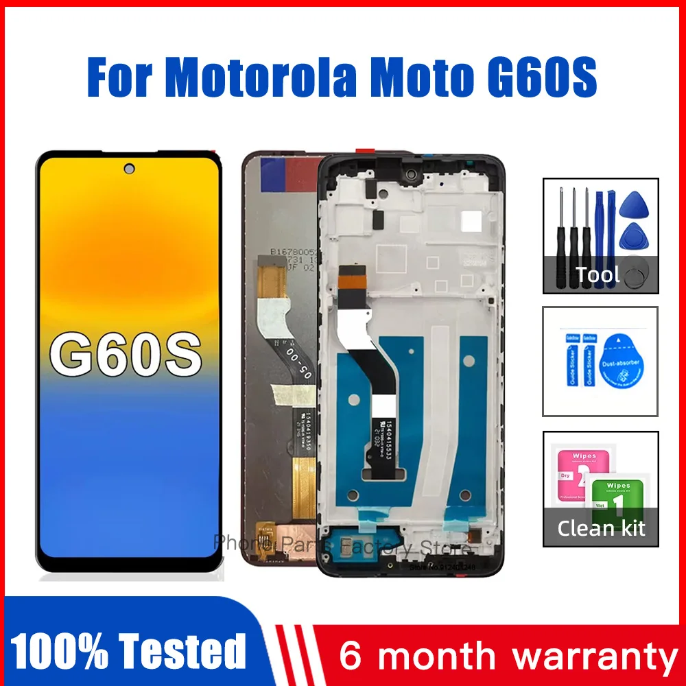 Оригинальный ЖК-дисплей для Motorola Moto G60S XT2133-2 с рамкой, сенсорная панель, дигитайзер экрана в сборе для moto G60s, ЖК-дисплей, протестирован
Оригинальный ЖК-дисплей для Motorola Moto G60S XT2133-2 с рамкой, сенсорная панель, дигитайзер экрана в сборе для moto G60s, ЖК-дисплей, протестирован