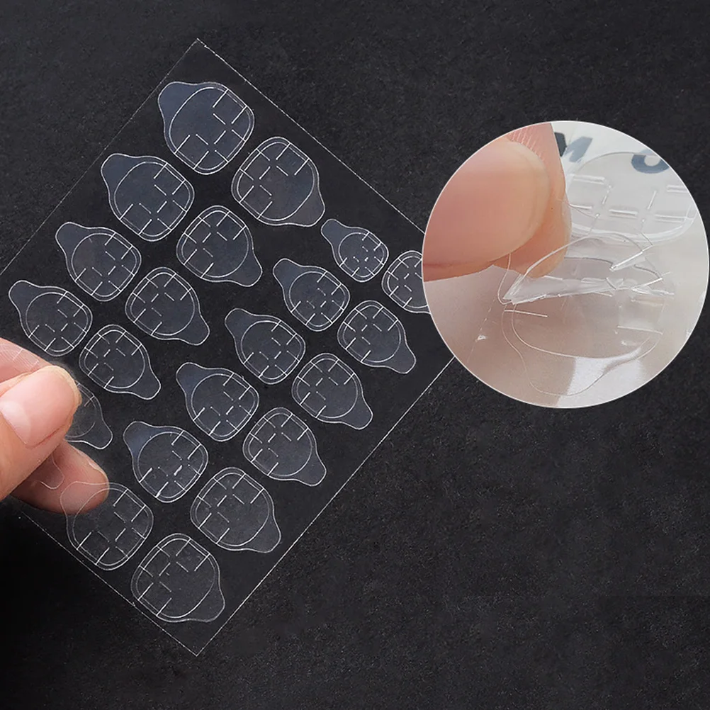 24pcs 20 Sheets Invisible Nail Stickers Double Sided Adhesive Patches Temporary Natural Nails Reusable False Tips Nail Fits
24pcs 20 Sheets Invisible Nail Stickers Double Sided Adhesive Patches Temporary Natural Nails Reusable False Tips Nail Fits