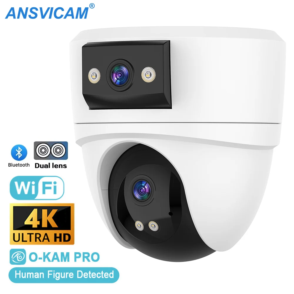 4K 10MP WiFi IP Cam Dual Lens 360° PTZ Security Camera with Night Vision & Human Detection CCTV Baby Monitor for Home O-Kam Pro
4K 10MP WiFi IP Cam Dual Lens 360° PTZ Security Camera with Night Vision & Human Detection CCTV Baby Monitor for Home O-Kam Pro
