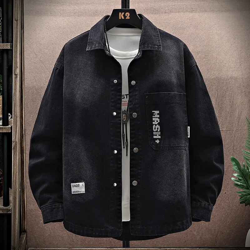 Casual 2025 Spring Autumn Men's Denim Jackets Youth Streetwear Slim Fit Tops Retro Jeans Outdoor Turn-Down Collar Coats Clothing
Casual 2025 Spring Autumn Men's Denim Jackets Youth Streetwear Slim Fit Tops Retro Jeans Outdoor Turn-Down Collar Coats Clothing