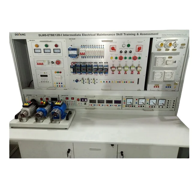 Teaching Equipment Electrical Trainer , Motor Control School Lab Wiring Training Kit
Teaching Equipment Electrical Trainer , Motor Control School Lab Wiring Training Kit