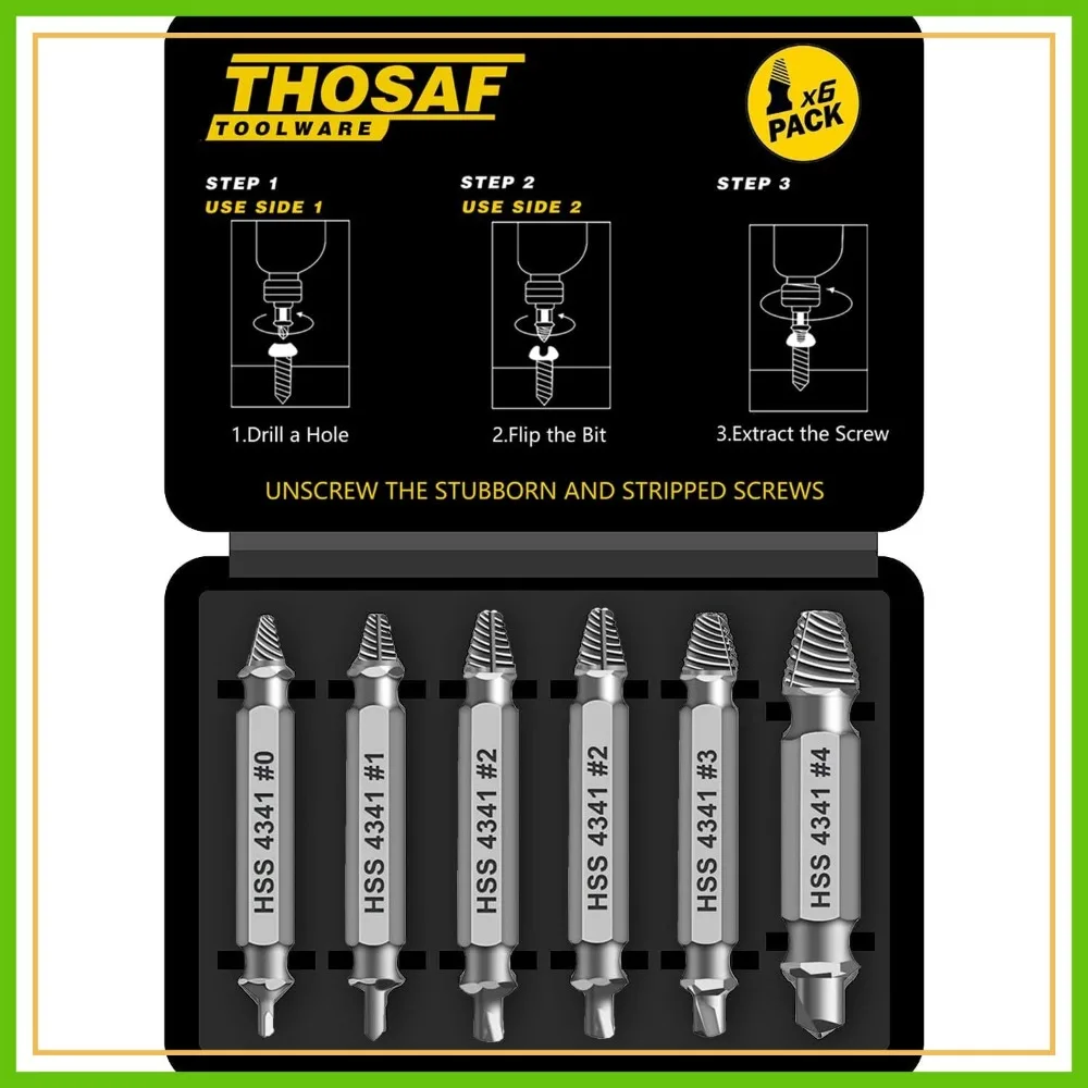 Gifts for Men: Damaged Screw Extractor Set, Father's Day Gifts for Dad, Stripped Screw Removal Tool
Gifts for Men: Damaged Screw Extractor Set, Father's Day Gifts for Dad, Stripped Screw Removal Tool