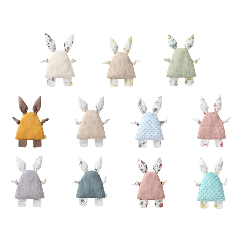 Infant Soother Bib Soothe Appease Rabbit Security Blanket for Baby Boy Girl Multi-Layer Cotton Handkerchief for Newborn
Infant Soother Bib Soothe Appease Rabbit Security Blanket for Baby Boy Girl Multi-Layer Cotton Handkerchief for Newborn