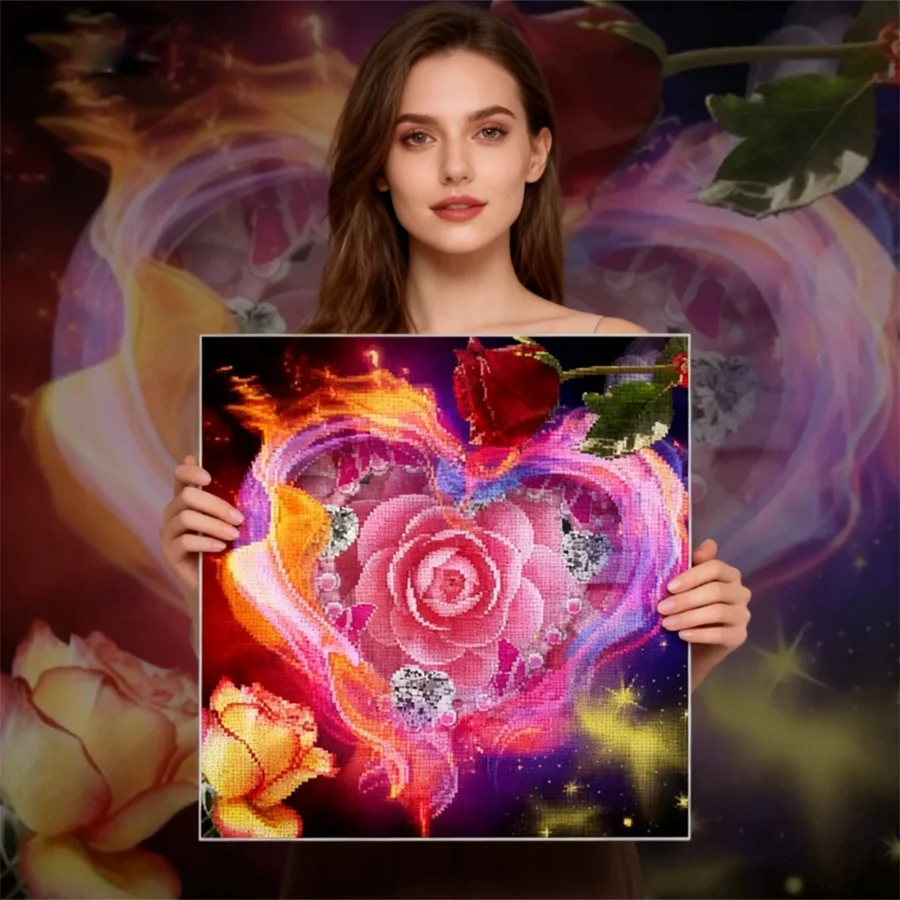 2026 New style Pink Rose Cross Stitch DIY Kit Handmade Embroidery Flower Fashionable Home Decoration Painting Crafts Pack Set
2026 New style Pink Rose Cross Stitch DIY Kit Handmade Embroidery Flower Fashionable Home Decoration Painting Crafts Pack Set
