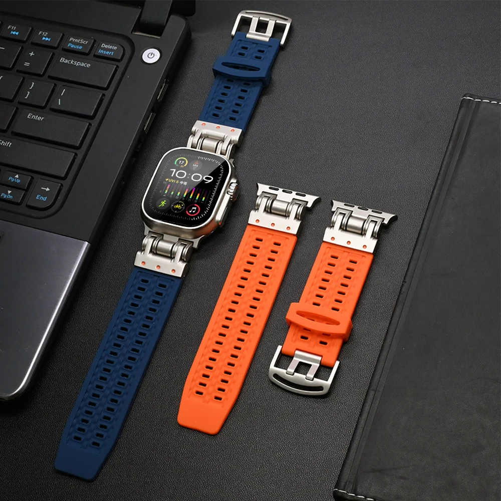 Ремешок спортивный для Apple Watch 49 мм 44 мм 42 мм 45 мм, аксессуары для iWatch Ultra 2 Series 9 8 7 6 5 4 Se 3 2
Ремешок спортивный для Apple Watch 49 мм 44 мм 42 мм 45 мм, аксессуары для iWatch Ultra 2 Series 9 8 7 6 5 4 Se 3 2