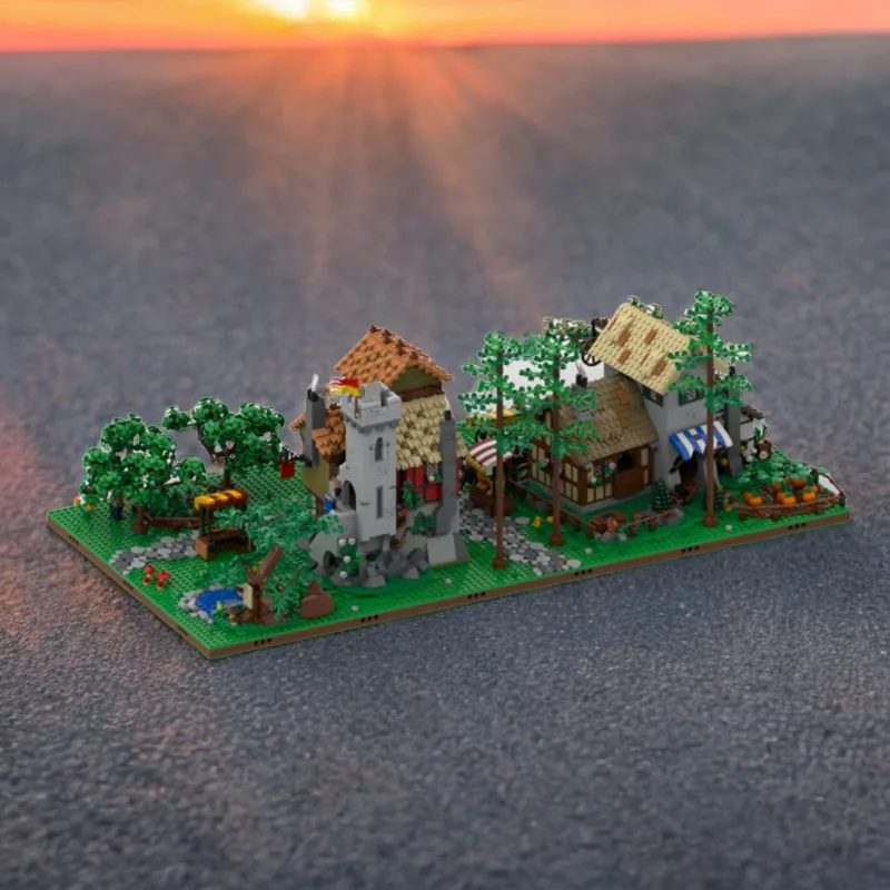 2160 шт. MOC строительство средневековый город диорама средневековая креативная модель строительные блоки игрушки «сделай сам» подарок ребенку
2160 шт. MOC строительство средневековый город диорама средневековая креативная модель строительные блоки игрушки «сделай сам» подарок ребенку