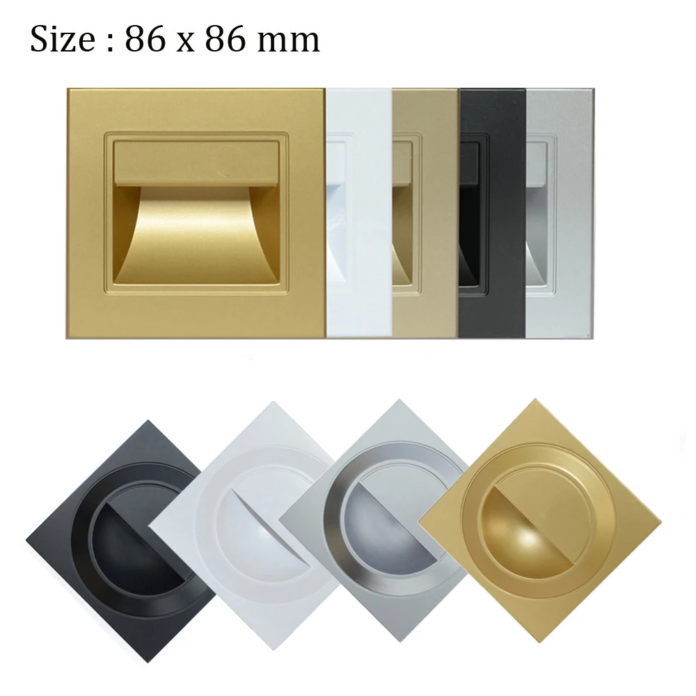 For Stairway Corridor Foyer Kitchen Bedroom 86*86mm Recessed LED Wall Light 1.5W Stair Staircase Step Indoor Ladder Nightlight
For Stairway Corridor Foyer Kitchen Bedroom 86*86mm Recessed LED Wall Light 1.5W Stair Staircase Step Indoor Ladder Nightlight
