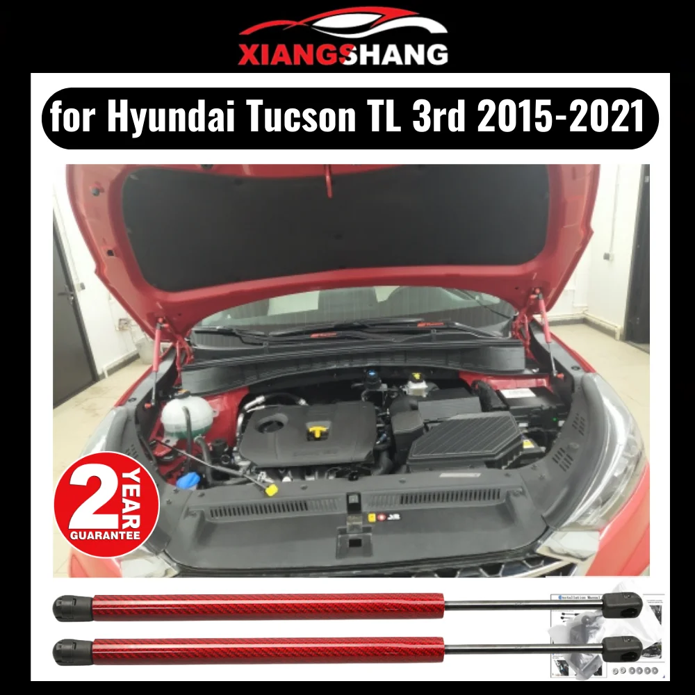 Hood Damper for Hyundai Tucson Third generation (TL) 2015-2021 Gas Strut Lift Support Front Bonnet No-drill Full Set
Hood Damper for Hyundai Tucson Third generation (TL) 2015-2021 Gas Strut Lift Support Front Bonnet No-drill Full Set