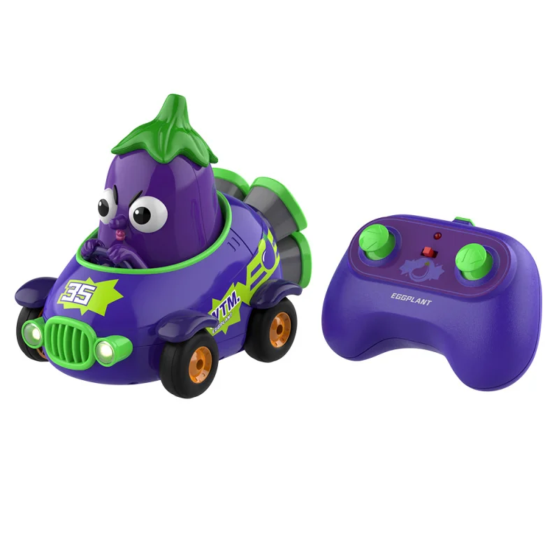 Y03 Eggplant Remote Control Car - Shaped RC Racing Car with LED Lights, Fun Toy for Kids
Y03 Eggplant Remote Control Car - Shaped RC Racing Car with LED Lights, Fun Toy for Kids