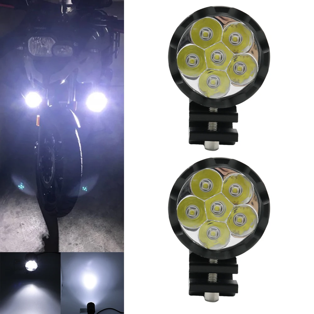 2PCS 12V 6 LED Motorcycle Waterproof Auxiliary Headlight Moto LED Spotlight Lamp Auxiliary Headlight Moto Equipments Accessories
2PCS 12V 6 LED Motorcycle Waterproof Auxiliary Headlight Moto LED Spotlight Lamp Auxiliary Headlight Moto Equipments Accessories