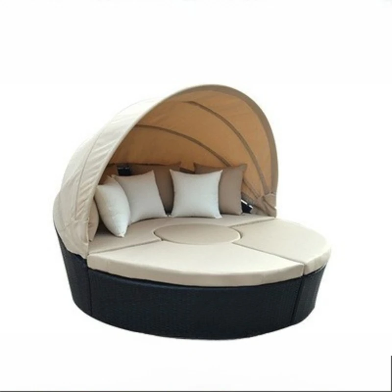 Outdoor Rattan Bed Pool Nordic Round Bed Courtyard Villa Garden Rattan Sofa Combination Beach Chair
Outdoor Rattan Bed Pool Nordic Round Bed Courtyard Villa Garden Rattan Sofa Combination Beach Chair