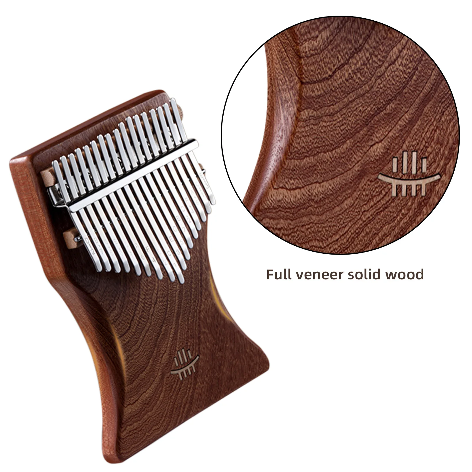 Solid Wood 17-Key Cup Kalimba W/full Kit-Thumb Piano with Burlap Bag &stickers - Portable Folk Instrument for Beginners & Travel
Solid Wood 17-Key Cup Kalimba W/full Kit-Thumb Piano with Burlap Bag &stickers - Portable Folk Instrument for Beginners & Travel