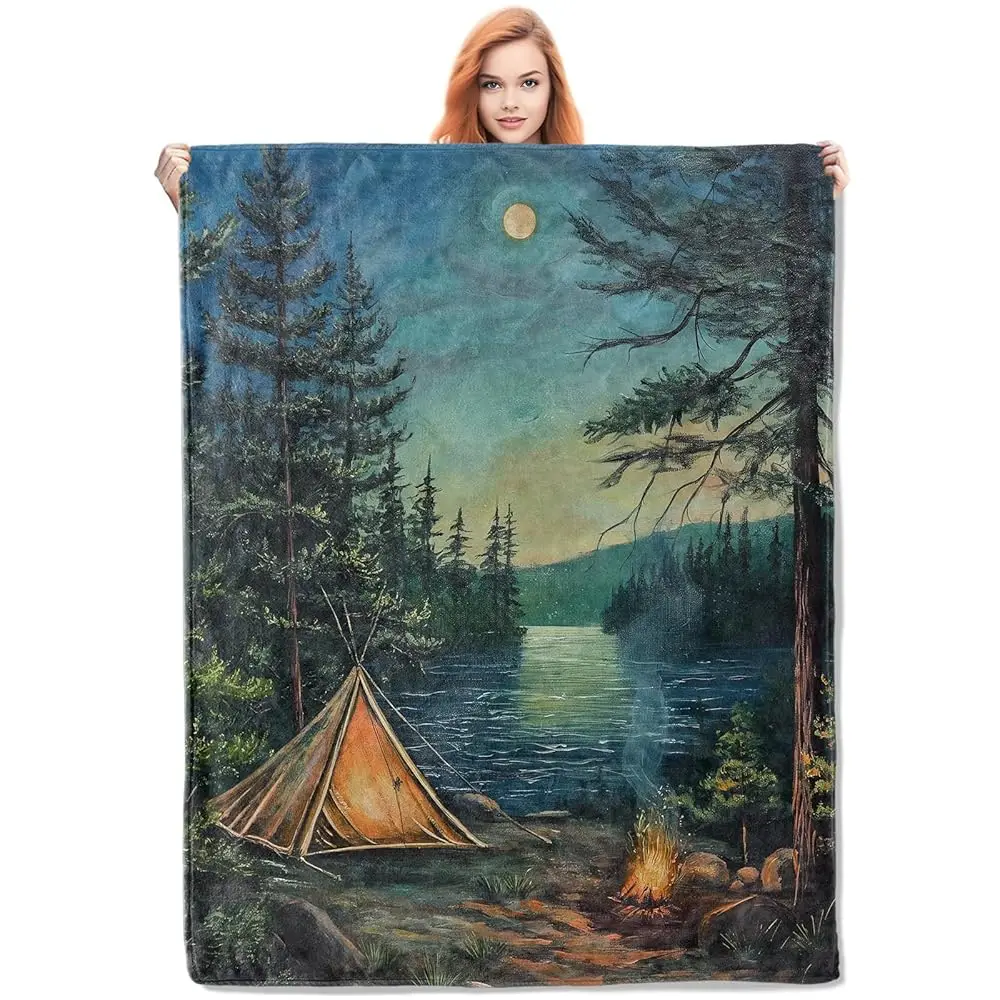 Camping Blanket,Camping Lovers Flannel Throw Blankets,Soft Warm Lightweight Cozy Plush Throws For Bedroom Travel Hiking Sofa
Camping Blanket,Camping Lovers Flannel Throw Blankets,Soft Warm Lightweight Cozy Plush Throws For Bedroom Travel Hiking Sofa