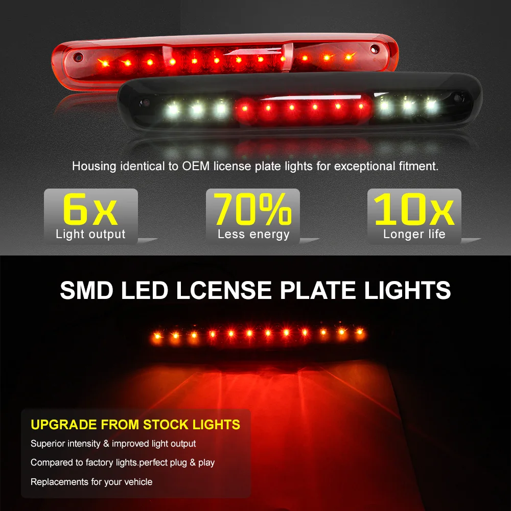 1PC LED Third 3rd Brake Light For Chevy Silverado GMC Sierra 1500 2500 3500 HD Classic 2007-2013 High Mount Rear Cargo Stop Lamp
1PC LED Third 3rd Brake Light For Chevy Silverado GMC Sierra 1500 2500 3500 HD Classic 2007-2013 High Mount Rear Cargo Stop Lamp