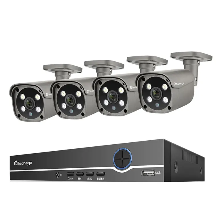 4PCS CCTV Camera 8 Channel NVR Kit Full HD 8MP POE IP Camera System Video Surveillance IR Camera
4PCS CCTV Camera 8 Channel NVR Kit Full HD 8MP POE IP Camera System Video Surveillance IR Camera