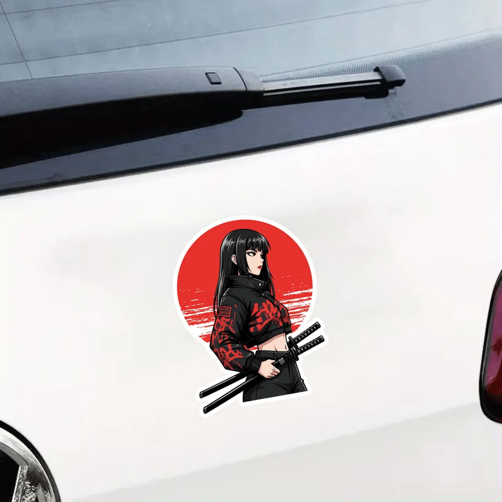 1pc Samurai Anime Girl Vinyl Sticker Japanese Warrior Katana Waterproof Decal for Motorcycle Helmet Car Window Laptop
1pc Samurai Anime Girl Vinyl Sticker Japanese Warrior Katana Waterproof Decal for Motorcycle Helmet Car Window Laptop