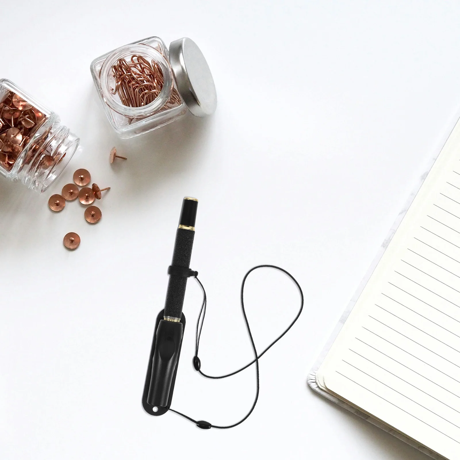 2pcs Anti Loss Pen Holder with Retractable Lanyard Tether for Fountain Pens Ballpoint Pencils Elastic Pen Keeper
2pcs Anti Loss Pen Holder with Retractable Lanyard Tether for Fountain Pens Ballpoint Pencils Elastic Pen Keeper