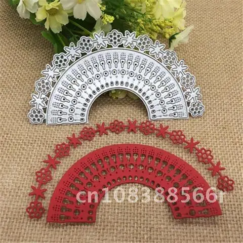 Metal Cutting Dies Semicircle Lace Flower Stencil Scrapbooking Photo Album Card Paper Embossing Craft DIY Cut Dies
Metal Cutting Dies Semicircle Lace Flower Stencil Scrapbooking Photo Album Card Paper Embossing Craft DIY Cut Dies
