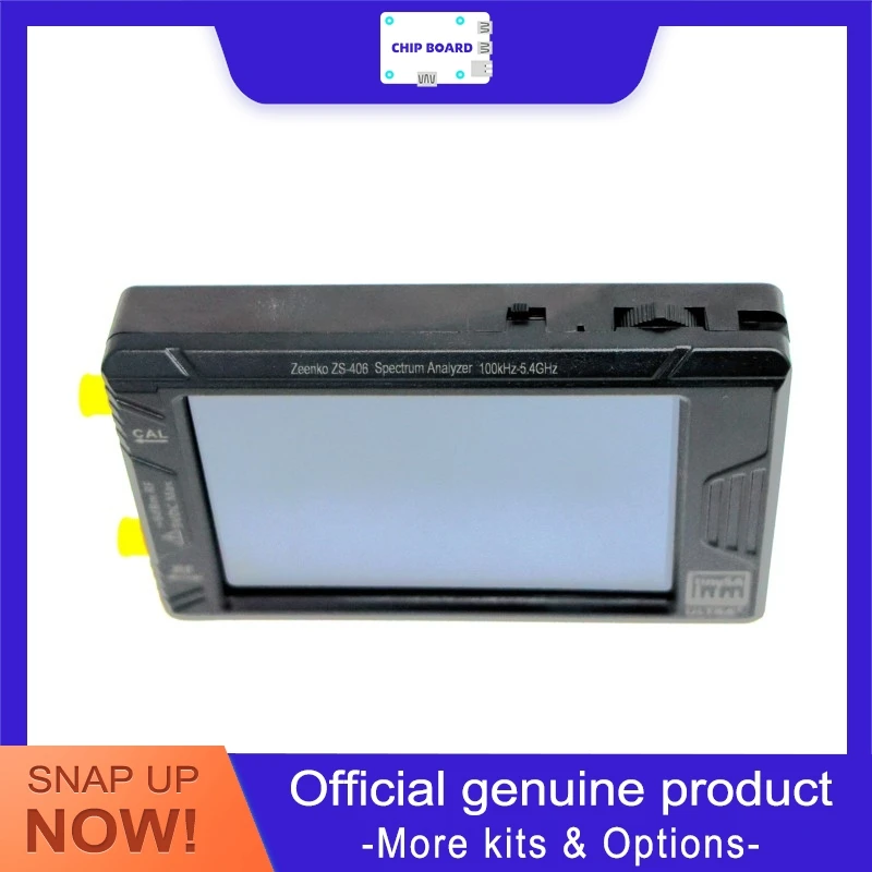 ZS-406 Hand held tiny Spectrum analyzer tinySA ULTRA PLUS 4" display battery 5000mAh 900MHz-5.4GHz