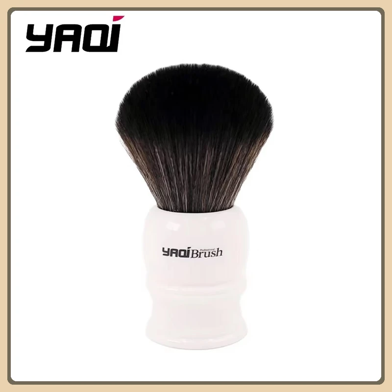 Yaqi 30mm Size Knot White Handle Black Synthetic Hair Shave Brush Wet Shaving Brush For Men Shaving Products
Yaqi 30mm Size Knot White Handle Black Synthetic Hair Shave Brush Wet Shaving Brush For Men Shaving Products