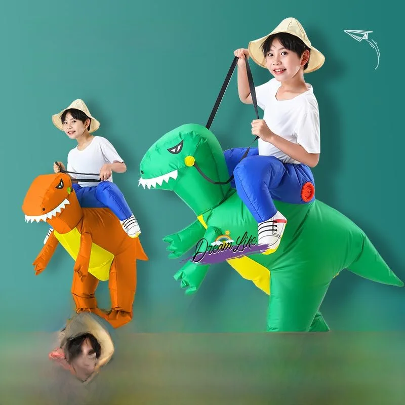 Надувной костюм для детей: Динозавр-наездник, забавный костюм для сценических выступлений, бренд Cloud Xi Yan
Надувной костюм для детей: Динозавр-наездник, забавный костюм для сценических выступлений, бренд Cloud Xi Yan