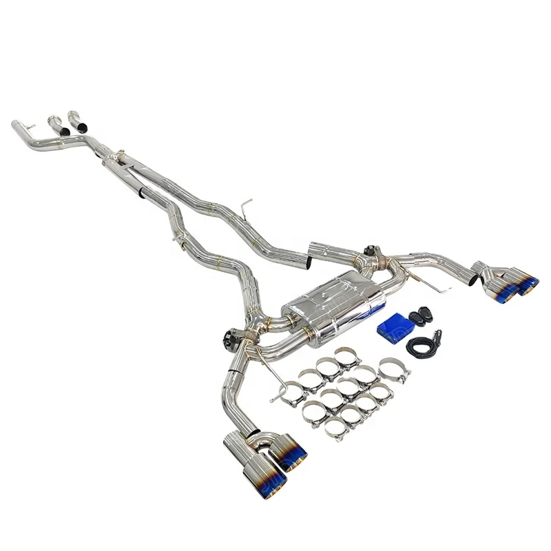 JTLD Valved Sport Exhaust System for BMW X3 X4 M40I G01 G02 X3 X4 M40i 3.0I 2018+
JTLD Valved Sport Exhaust System for BMW X3 X4 M40I G01 G02 X3 X4 M40i 3.0I 2018+