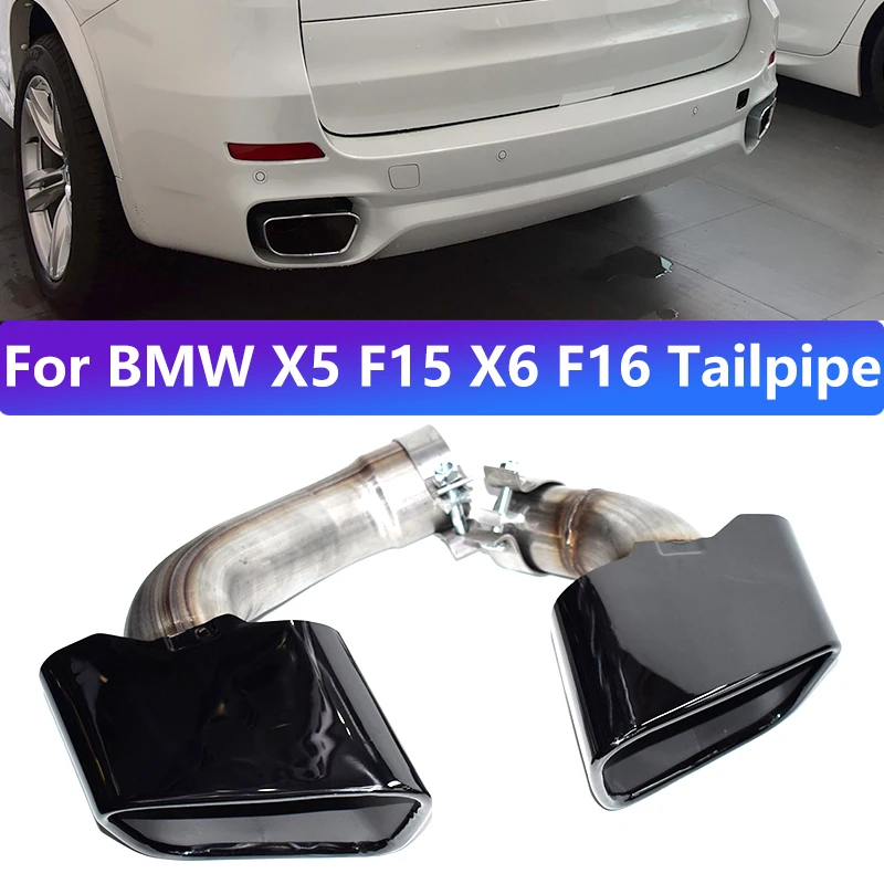 For 2014 - 2018 BMW X5 X6 F15 F16 Exhaust Pipe Modification MT High Performance Square Stainless Steel Black Muffler Nozzle Tip
For 2014 - 2018 BMW X5 X6 F15 F16 Exhaust Pipe Modification MT High Performance Square Stainless Steel Black Muffler Nozzle Tip