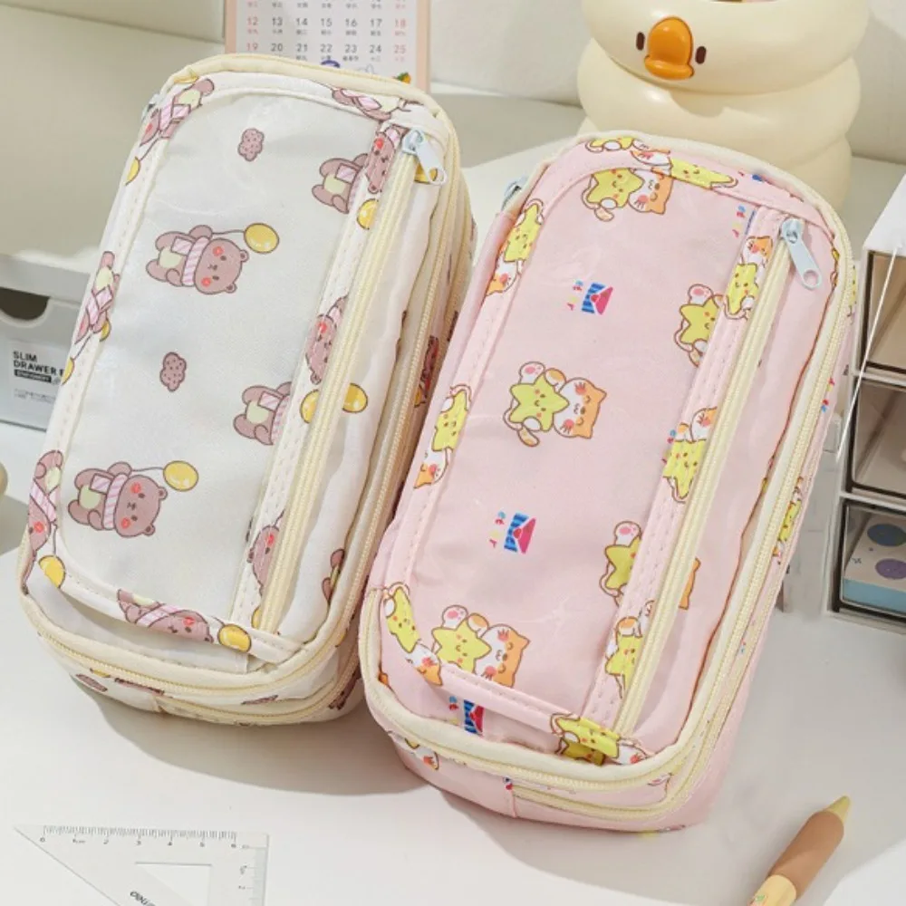Aesthetic Cute Animal Pencil Bag Bear Good Looking Large Capacity Pencil Case Pig Cat Stationery Storage Bag School Office
Aesthetic Cute Animal Pencil Bag Bear Good Looking Large Capacity Pencil Case Pig Cat Stationery Storage Bag School Office