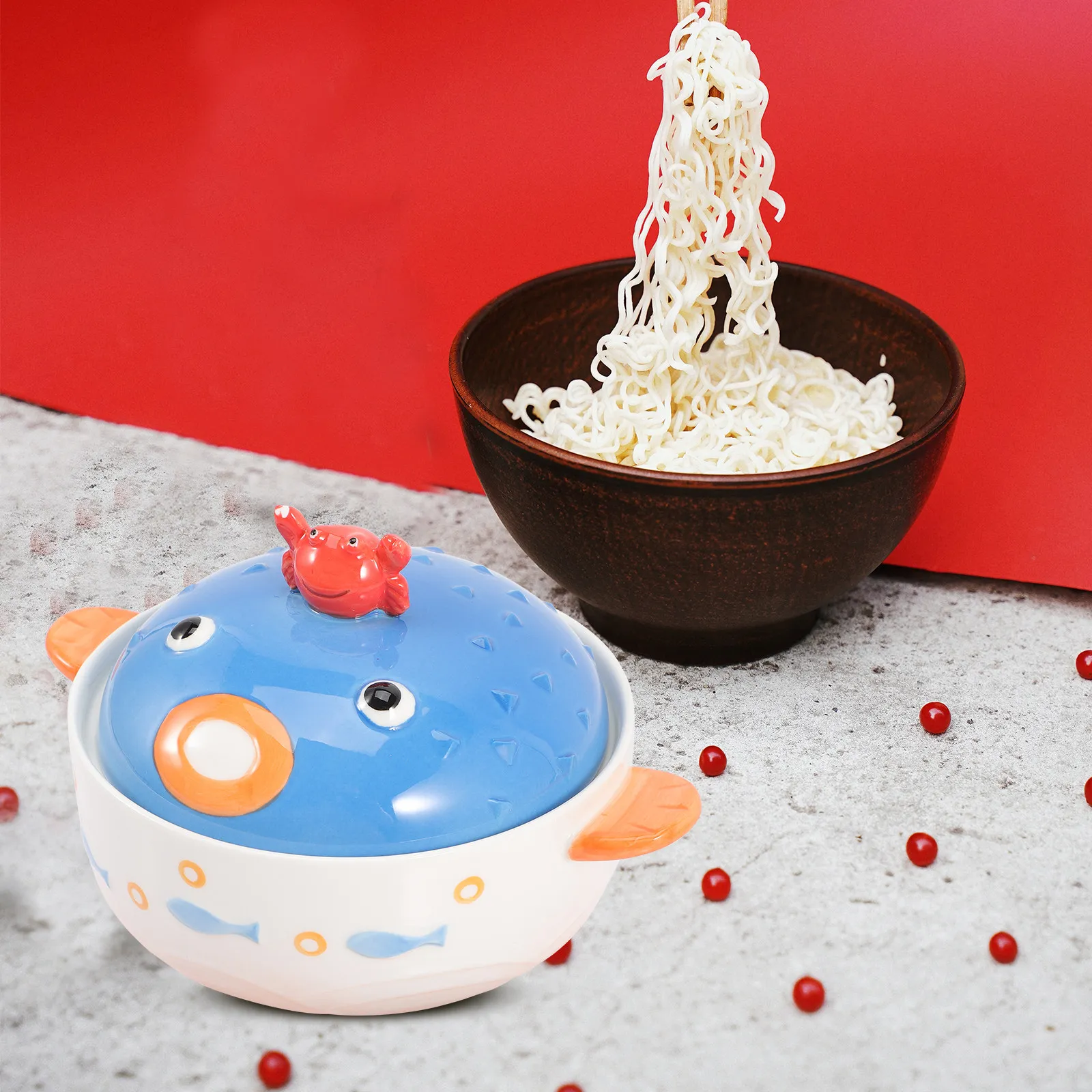 Ceramic Pasta Bowls Japanese Noodle Soup Ramen Noodles Covered Ceramics Microwavable
Ceramic Pasta Bowls Japanese Noodle Soup Ramen Noodles Covered Ceramics Microwavable
