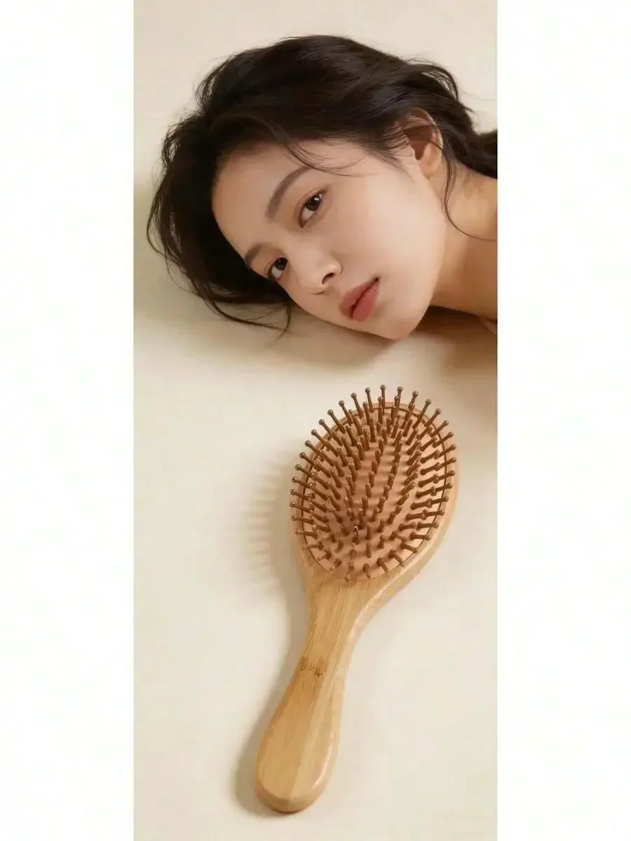Bamboo Hair Brush Natural Wooden Anti-Static Scalp Massage Comb Unisex
Bamboo Hair Brush Natural Wooden Anti-Static Scalp Massage Comb Unisex