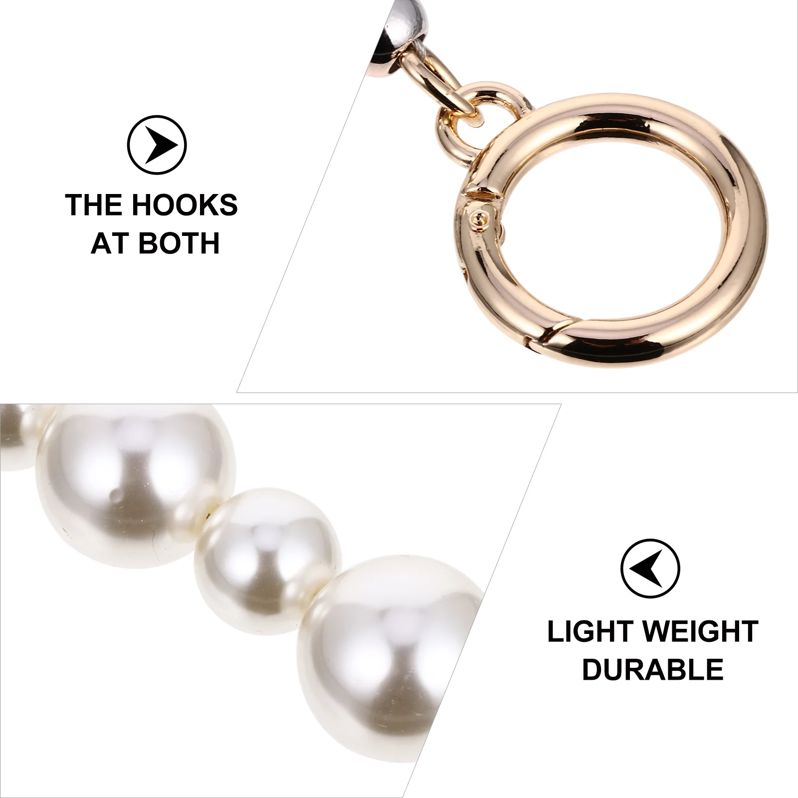 1Pcs Bag Chain Extender Imitation Pearl DIY Handle Replacement Strap for Handbag Purse Clutches Decor High-Quality ABS Alloy
1Pcs Bag Chain Extender Imitation Pearl DIY Handle Replacement Strap for Handbag Purse Clutches Decor High-Quality ABS Alloy