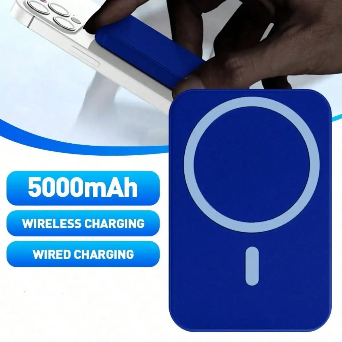 New Design 10000mAh Magnetic Wireless Charging Power Bank, 22.5W & PD 20W Fast Charging, Compatible With IPhone 17/16/15 Pro/14 Max/13/12 & All Android Phones, Equipped With USB & Type-C Ports, Ultra-Portable External Battery Pack Perfect For Outdoor Trav
New Design 10000mAh Magnetic Wireless Charging Power Bank, 22.5W & PD 20W Fast Charging, Compatible With IPhone 17/16/15 Pro/14 Max/13/12 & All Android Phones, Equipped With USB & Type-C Ports, Ultra-Portable External Battery Pack Perfect For Outdoor Trav