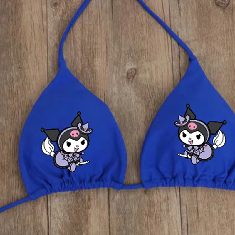 Anime Y2K Cute Kuromi Bikini Set Summer Kawaii Kuromi Melody Beach Soft Side Strappy Panties Swimsuit Cute Girl Cartoon Swimsuit
Anime Y2K Cute Kuromi Bikini Set Summer Kawaii Kuromi Melody Beach Soft Side Strappy Panties Swimsuit Cute Girl Cartoon Swimsuit