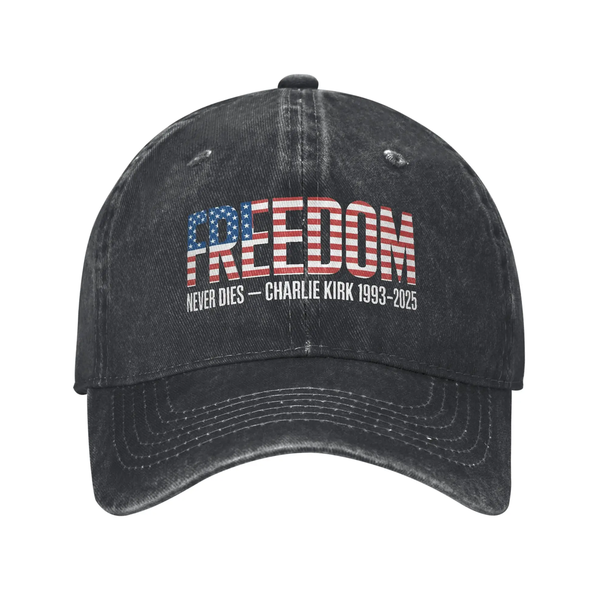 Freedom Never Dies Charlie Kirk Baseball Cap Sun Outdoor Sports Wholesale Washed Trucker Hat Men Women Stylish Baseball Caps
Freedom Never Dies Charlie Kirk Baseball Cap Sun Outdoor Sports Wholesale Washed Trucker Hat Men Women Stylish Baseball Caps
