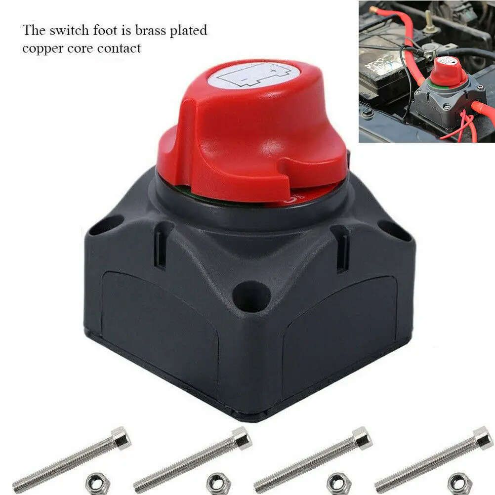 275A Battery Disconnect Power Cut Off Switch Detachable Base Instantaneous 1250A for Car Boat Van Truck Rv Motorcycle Battery
275A Battery Disconnect Power Cut Off Switch Detachable Base Instantaneous 1250A for Car Boat Van Truck Rv Motorcycle Battery