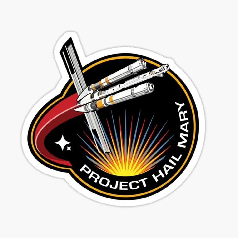 Project Hail Mary Mission Patch Sticker for Laptop Decor Bedroom Car Cute Cartoon Art Fashionable Public Suitcase
Project Hail Mary Mission Patch Sticker for Laptop Decor Bedroom Car Cute Cartoon Art Fashionable Public Suitcase