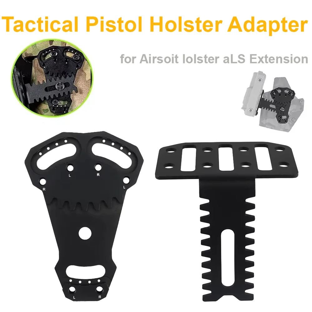 Тактический адаптер для кобуры, металлическая отрицательная пластина, уличная кобура для страйкбола, охоты, удлинитель, жгут, снаряжение для переноски
Тактический адаптер для кобуры, металлическая отрицательная пластина, уличная кобура для страйкбола, охоты, удлинитель, жгут, снаряжение для переноски