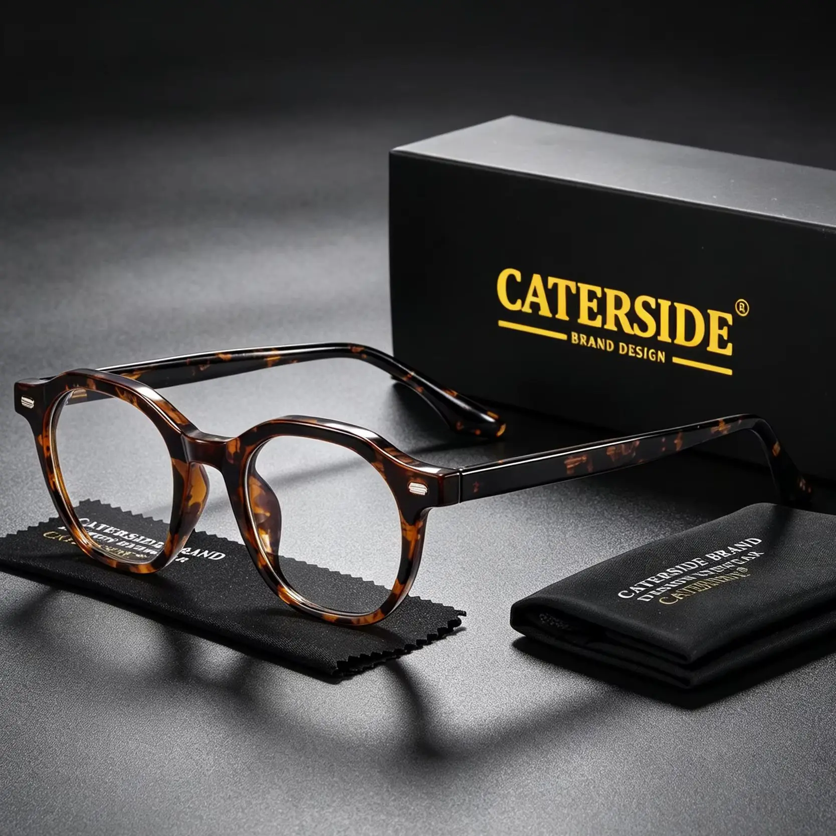 CATERSIDE Retro Men's Glasses Frame Premium Tr-90 Round Thick Frame Women's Fashionable Anti Blue Light Decoration Glasses Frame
CATERSIDE Retro Men's Glasses Frame Premium Tr-90 Round Thick Frame Women's Fashionable Anti Blue Light Decoration Glasses Frame