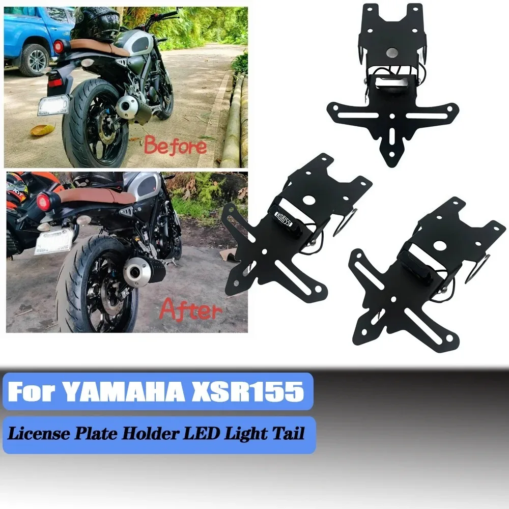 Аксессуары для мотоциклов YAMAHA XSR155 XSR 155 2019 2020 2021 2022: Держатель номерного знака с LED-подсветкой, комплект для устранения заднего брызговика (Fender Eliminator)
Аксессуары для мотоциклов YAMAHA XSR155 XSR 155 2019 2020 2021 2022: Держатель номерного знака с LED-подсветкой, комплект для устранения заднего брызговика (Fender Eliminator)