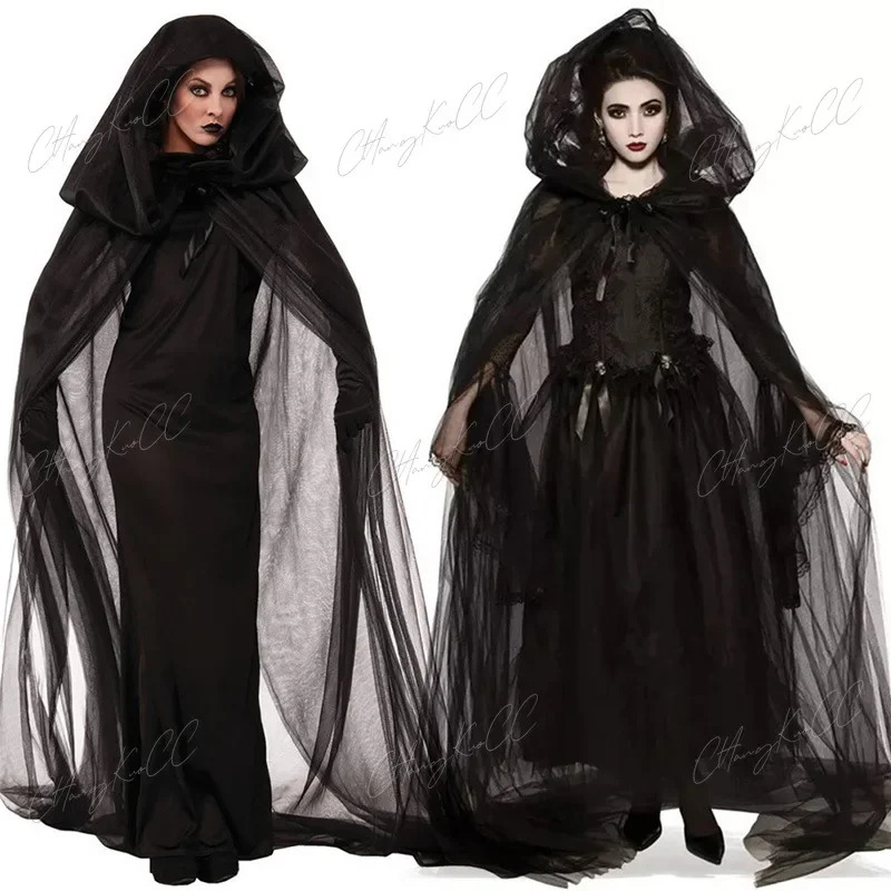 Horror Cosplay Witch Women Scary Zombie Vampire Halloween Carnival Costume Spooky Ghost Medieval Hooded Cape Day of The Dead
Horror Cosplay Witch Women Scary Zombie Vampire Halloween Carnival Costume Spooky Ghost Medieval Hooded Cape Day of The Dead