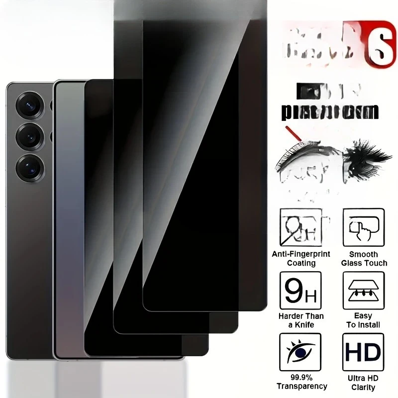 3PCS Full Cover Privacy Screen Protector For Samsung S25 S24 Ultra S22 S23 Plus S21 S20 FE Note20 10Lite Anti-Spy Tempered Glass
3PCS Full Cover Privacy Screen Protector For Samsung S25 S24 Ultra S22 S23 Plus S21 S20 FE Note20 10Lite Anti-Spy Tempered Glass