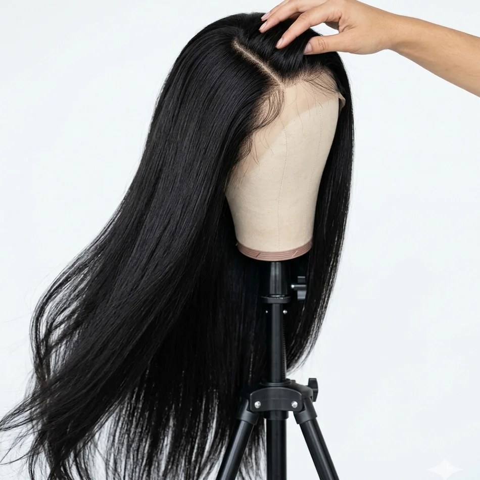 Premium 40 Inch Extra Long 250% Density Natural Black 13x4 HD Lace Frontal Bone Straight Silky Smooth 13x6 Remy Human Hair Wigs Pre Plucked Hairline Invisible Bleached Knots Wear and Go 5x5 Glueless Closure Thick Full Ends
Premium 40 Inch Extra Long 250% Density Natural Black 13x4 HD Lace Frontal Bone Straight Silky Smooth 13x6 Remy Human Hair Wigs Pre Plucked Hairline Invisible Bleached Knots Wear and Go 5x5 Glueless Closure Thick Full Ends