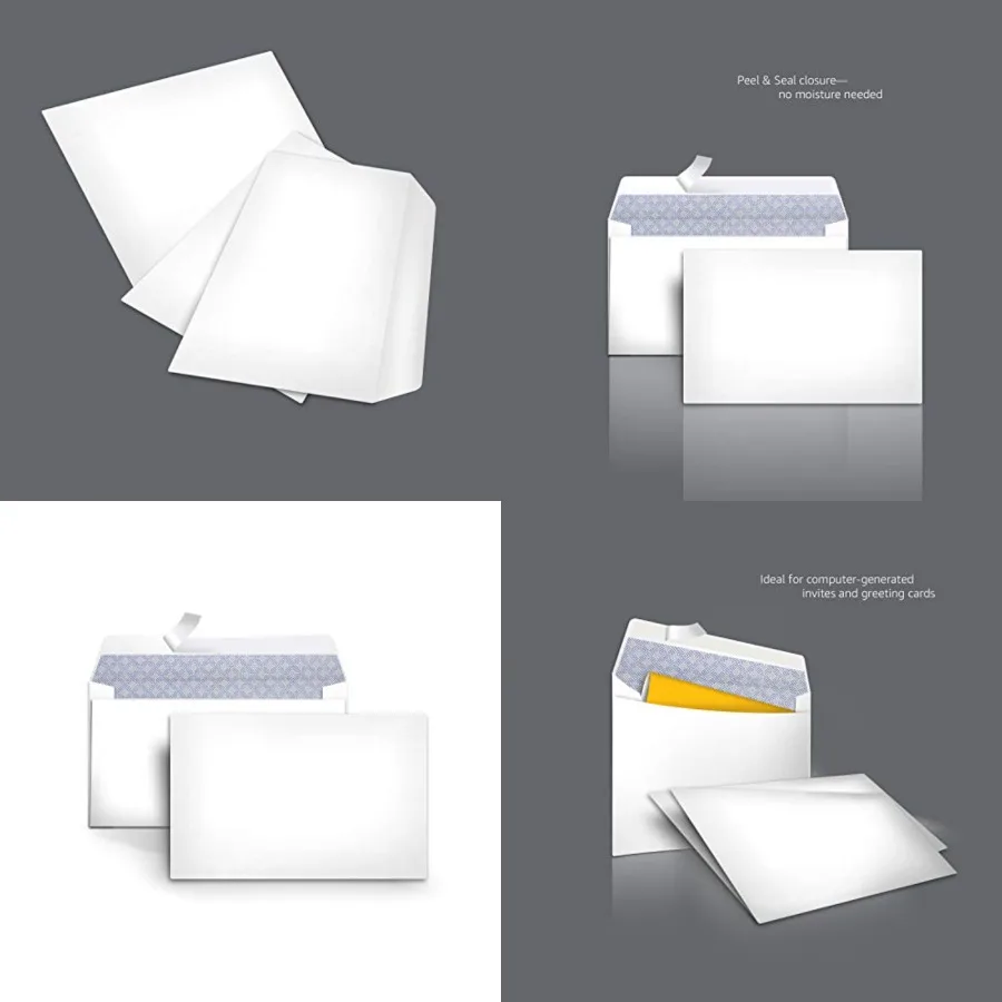 #6 3/4 Security-Tinted Self-Seal Envelopes for Invoices and Documents, White
#6 3/4 Security-Tinted Self-Seal Envelopes for Invoices and Documents, White