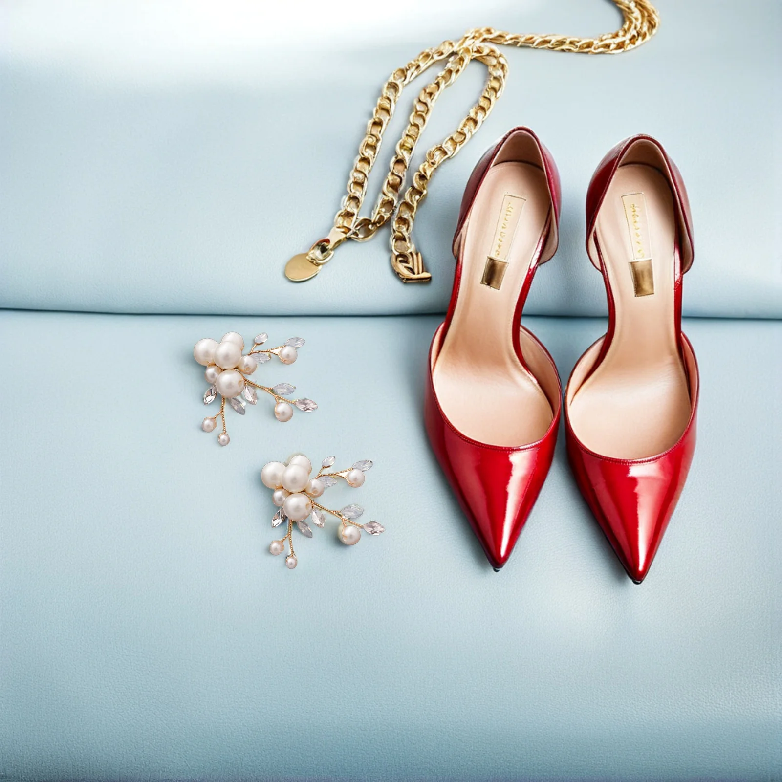 4pcs Detachable Shoe Clips Women Pearl Flower Rhinestone Bridal High Heels Sandals Decorative Accessories Sparkly Shoe Flower
4pcs Detachable Shoe Clips Women Pearl Flower Rhinestone Bridal High Heels Sandals Decorative Accessories Sparkly Shoe Flower